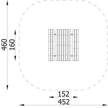 Terra Sitzgruppe L, mit Verankerung